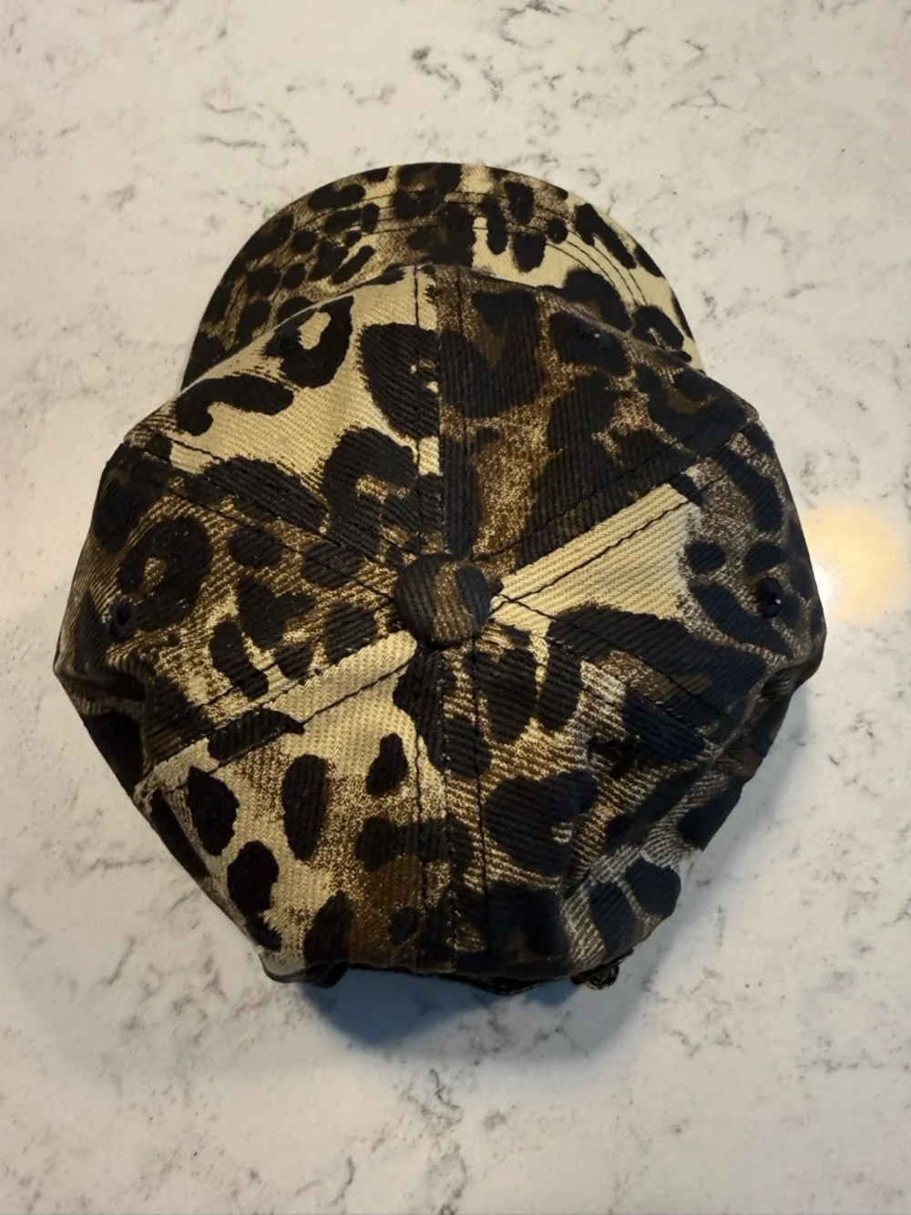 NWOT-Leopard Print "MAMA" Hat- Brown/Black Adjustable - Picture 2 of 7